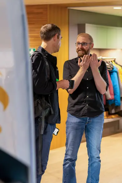 Conversation at the 2025 camp