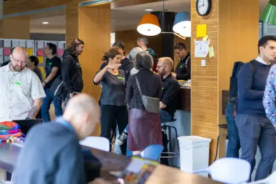 Networking at the camp